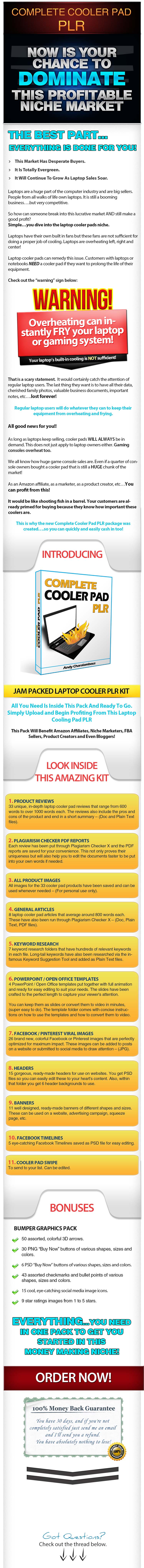 Cooler Pad PLR = Sales Page - test