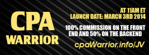 CPA warrior face banner