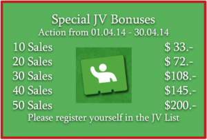 JV-Bonuses