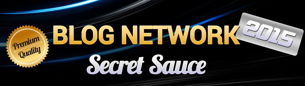Blog network secret sauce