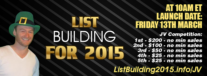 List Building for 2015-2