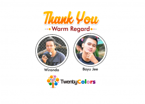 Thank You Banner putih