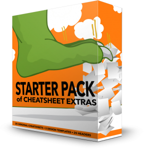 The Starter Pack of Cheatsheet Extras with PLR by Shawn Hansen