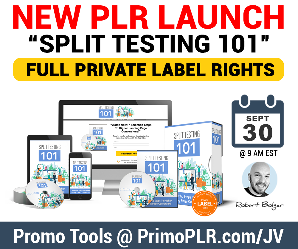 Split Testing 101 - PLR Package