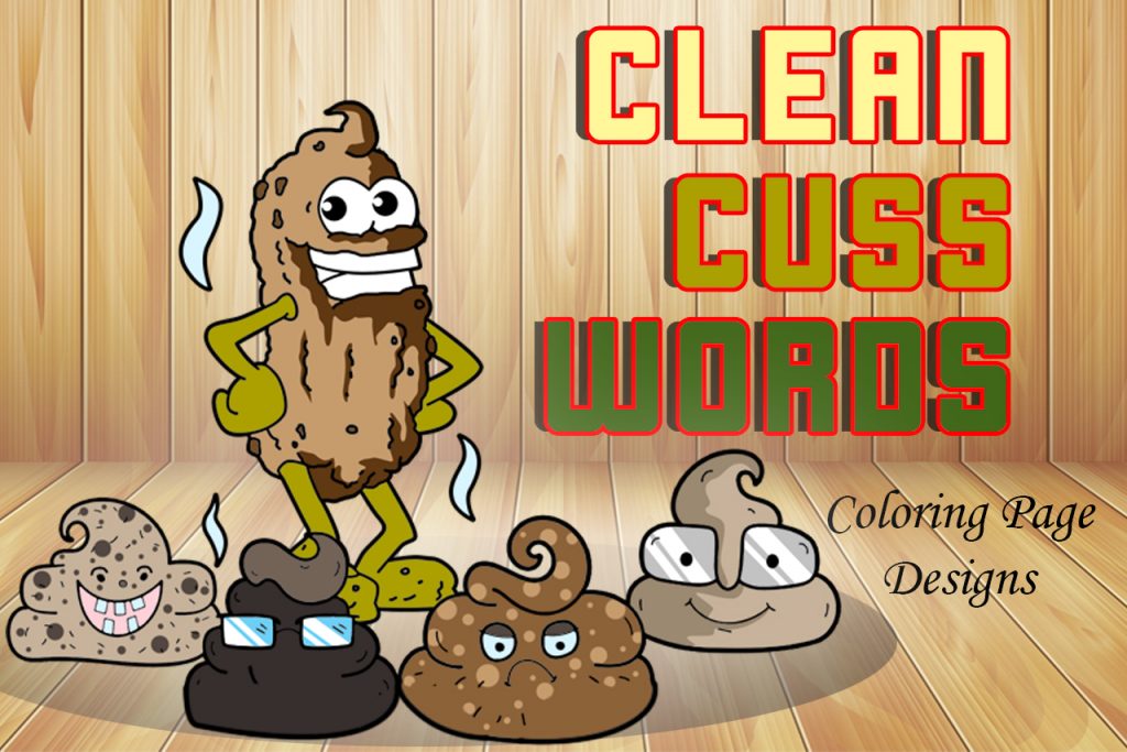 Clean Cuss Words Coloring Package