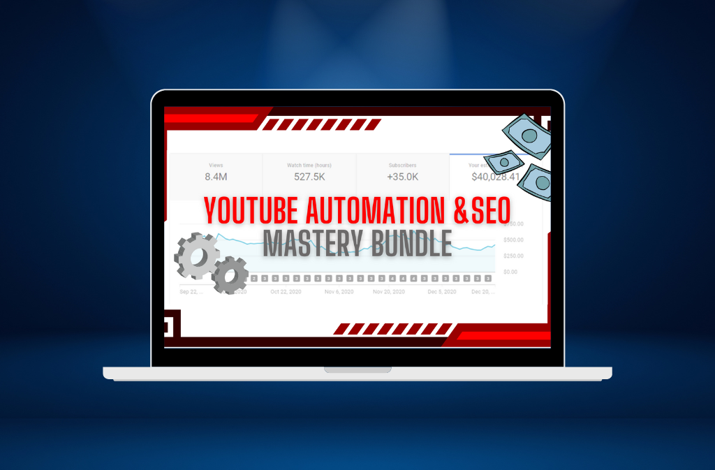 youtube automation and seo mastery bundle, youtube automation course