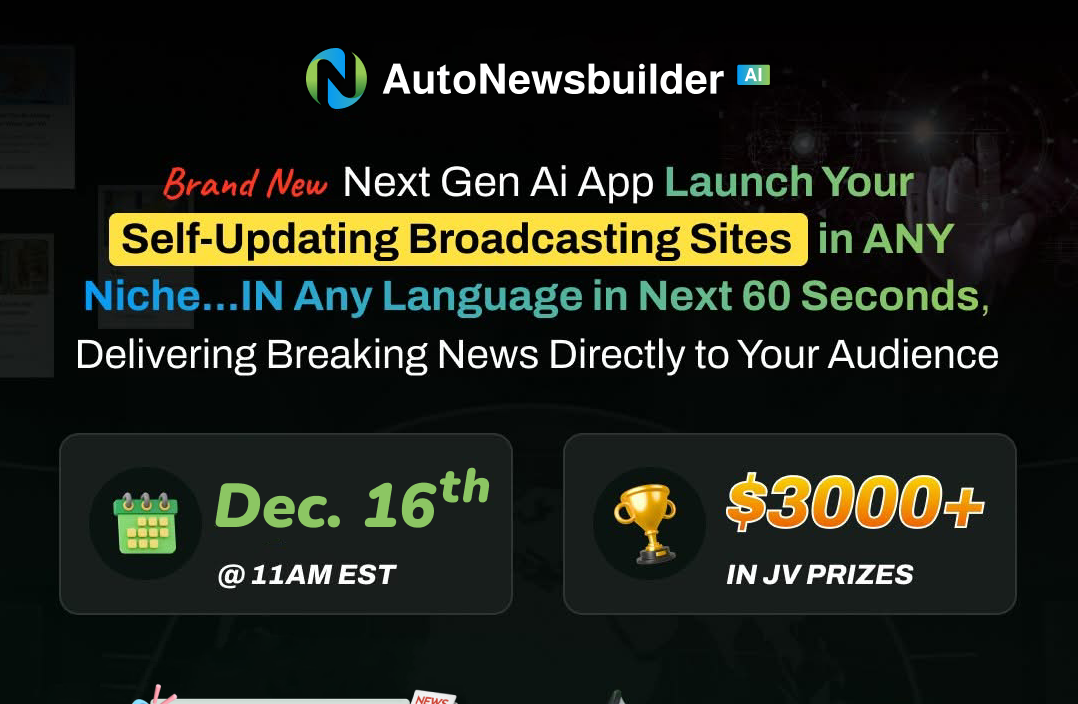 https://autonewsbuilderai.com/jv/
https://tinyurl.com/anbjvdoc
bonuses- https://tinyurl.com/anbbonuses