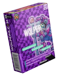 Wolpepa Stickers Addict PLR