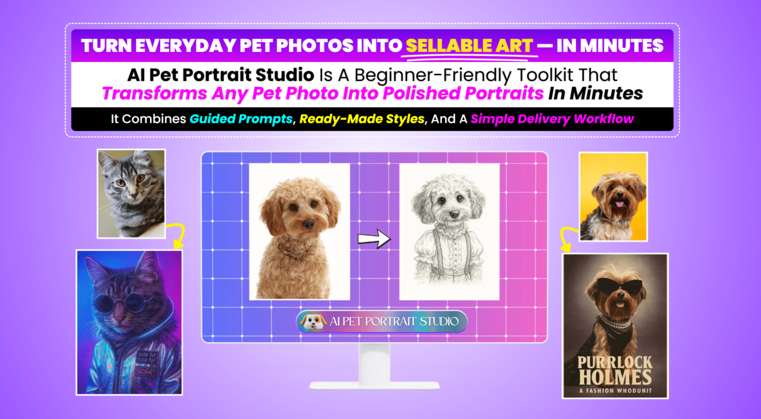 AI Pet Portrait Studio