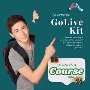 golive kit, launch your course