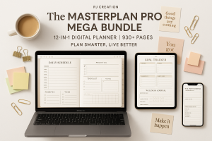 MasterPlan Pro – The Ultimate Digital Planner Kit